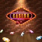 Colorful themed slot reels with bonus symbols on bm55